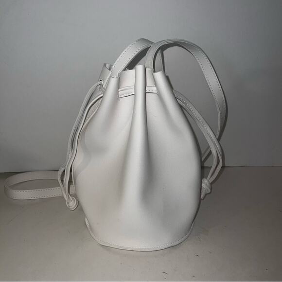 DEREK LAM white leather bucket minimalist quiet luxury bag - Picture 7 of 10